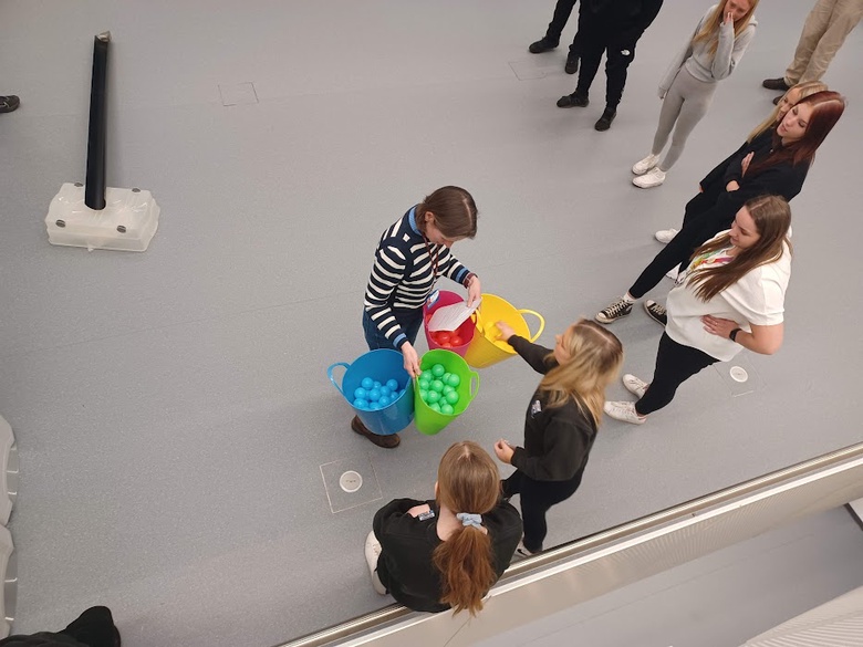 Pupils took part in interactive games with staff from the Aberdeen Biodiversity Centre to better understand the way the sequencing technology works.