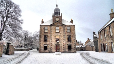 The Old Town House in Winter
