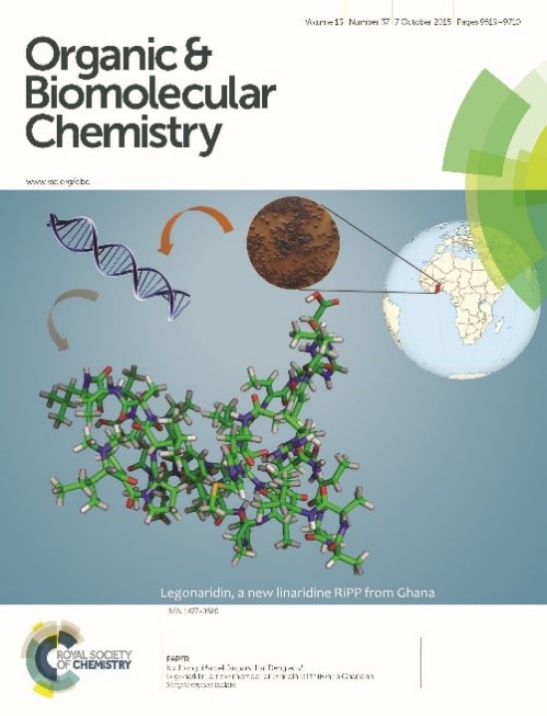 Front page of Org. Biomol. Chem. 2015, 13, 9585