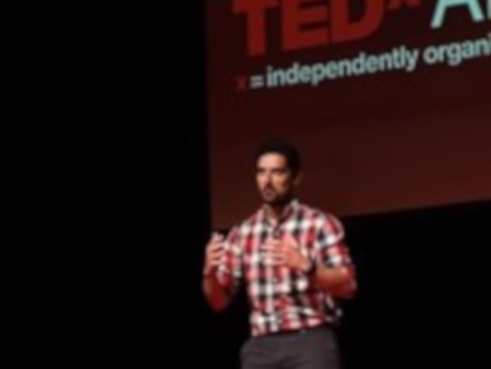 Georgios Leontidis giving a TED Talk