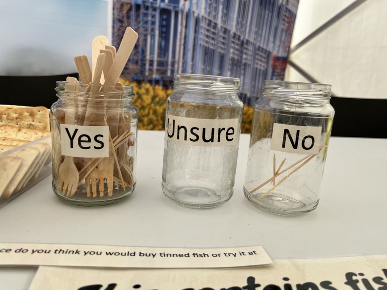 Jars with the fish votes