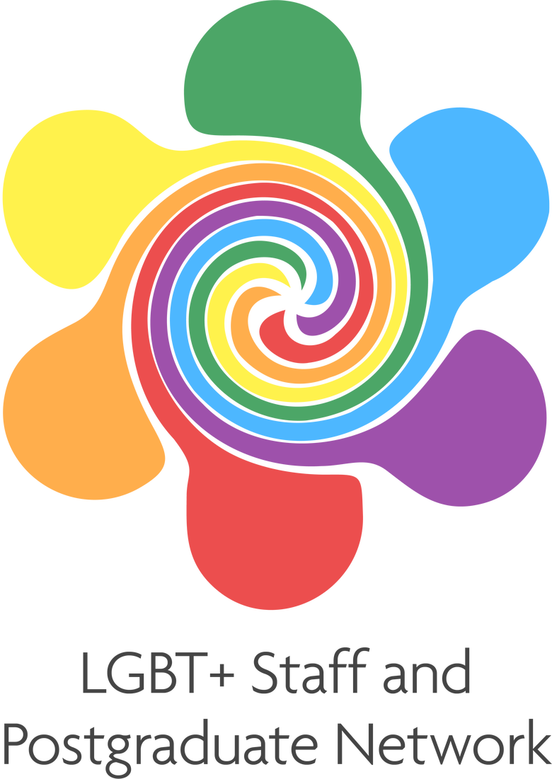 Staff and PGR LGBT+ network logo