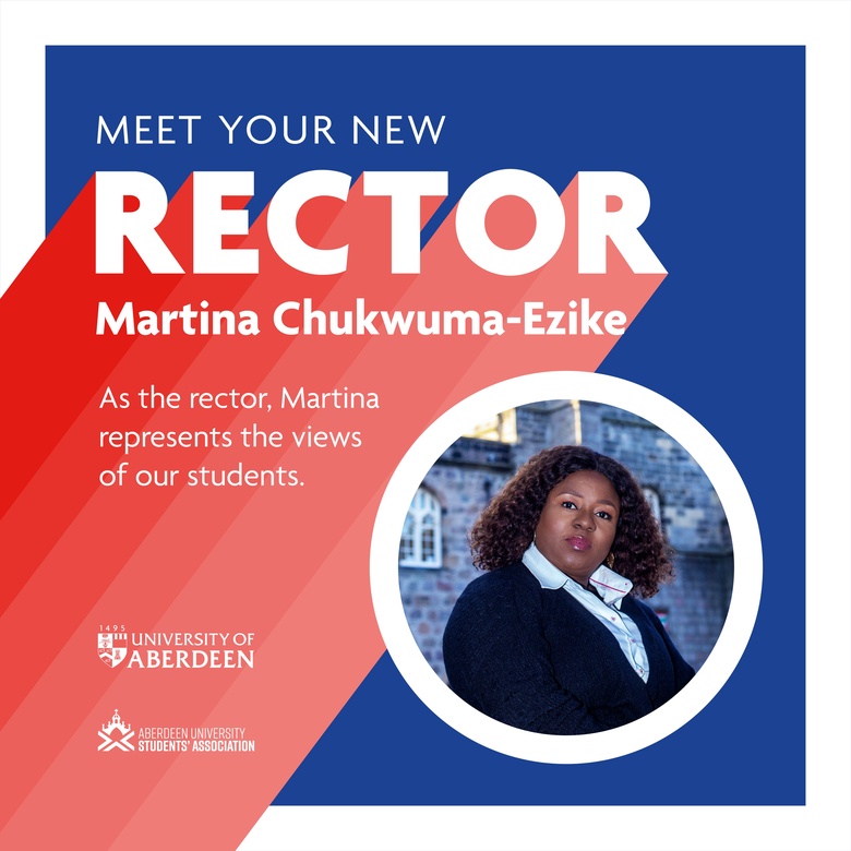 Meet your Rector Martina Chukwuma-Ezike - as the rector, Martina represents the views of our students.