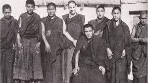 Dillon (4th from left) at Rizong Monastery in Ladakh, India