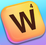 The logo for online game called 'Words with Friends'