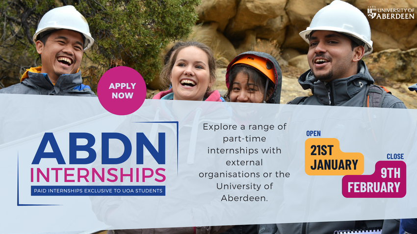 ABDN internships - open for applications! 