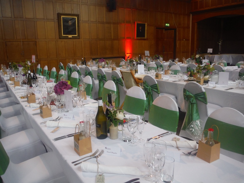 Alternative view of Banqueting Style Set Up