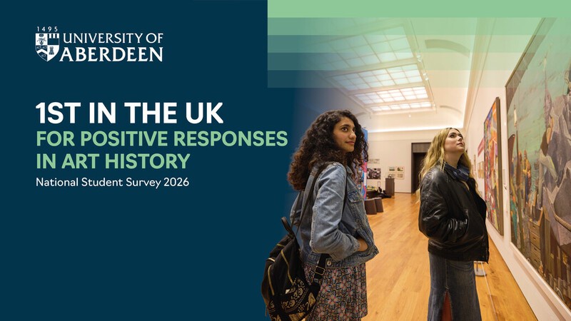 Art History 1st in UK for positive responses (NSS 2026)