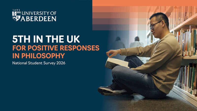 Philosophy 5th in the UK for positive responses in the National Student Survey 2026