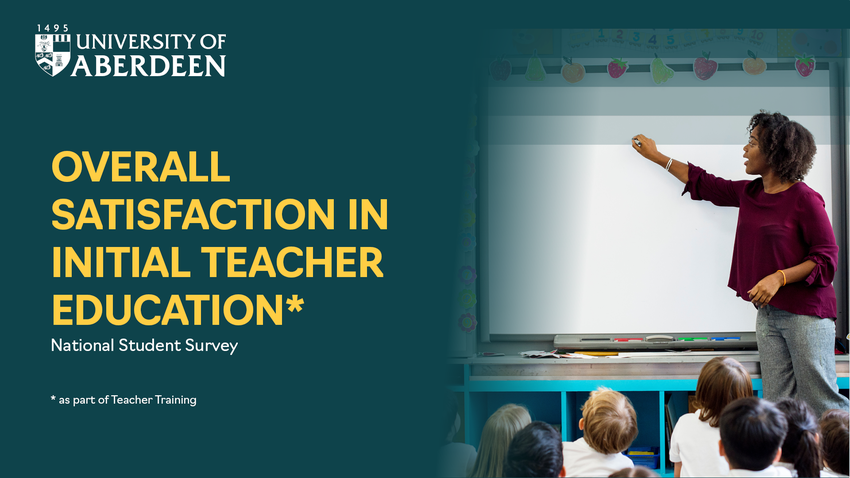 1st in Scotland, Wales, and Northern Ireland for Initial Teacher Education by the National Student Survey 2025<br>