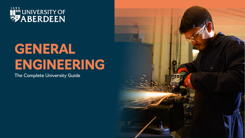 1st in Scotland for General Engineering by The Complete University Guide 2026