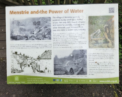 Menstrie and the Power of Water sign