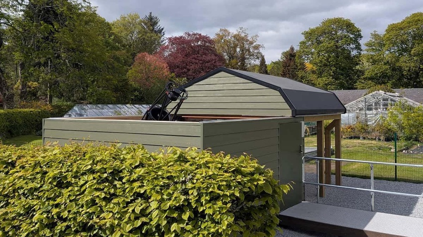 Anne H Cruickshank Observatory construction completed in Cruickshank Botanic Garden