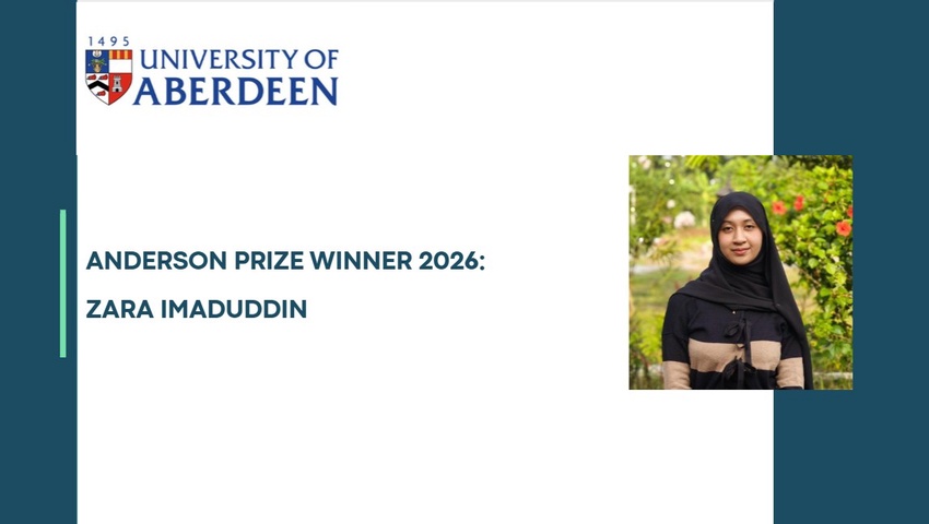 Level 2 Anderson Prize Winner 2026: Zara Imaduddin