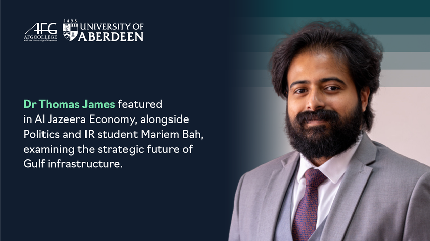 AFG Lecturer in Politics talks about security priorities in GCC