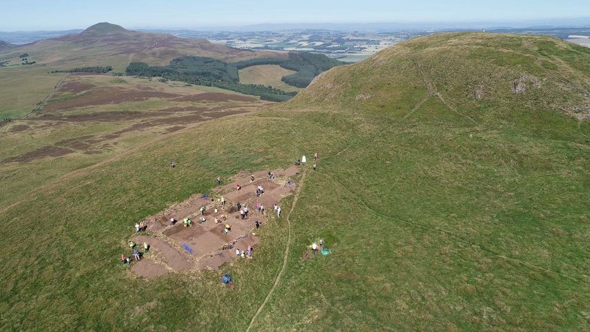 Aerial Photograph of East Lomond Hillfort