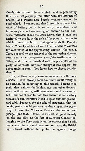 RAD004, Letter to the Aberdeen Chronicle about the forthcoming election in Aberdeenshire