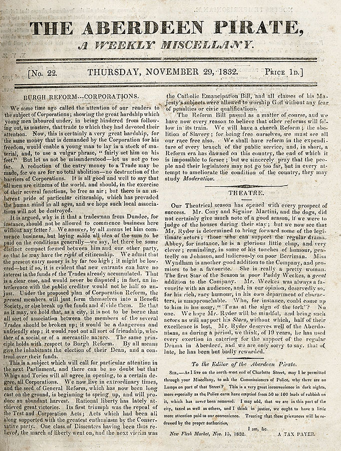 RAD010, Burgh Reform