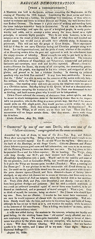 RAD017, Radical Demonstration