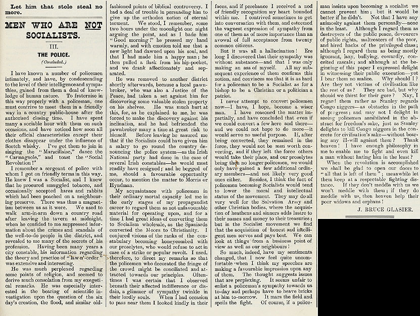 RAD038, Men who are not Socialists, The Police