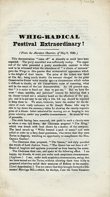 RAD042, Whig-Radical Festival Extraordinary