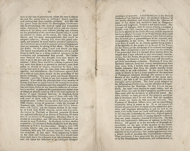 RAD045, Complete Suffrage, speech by James Adam