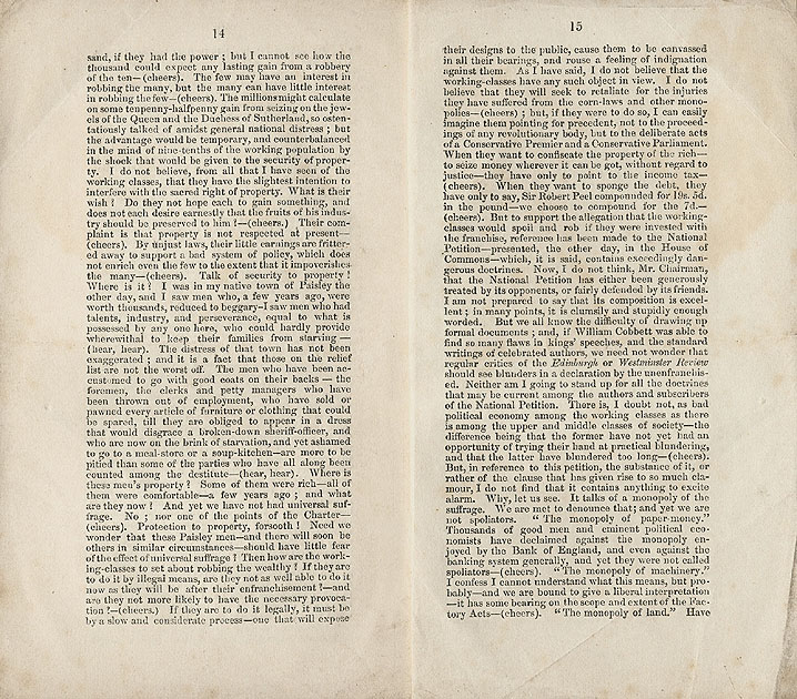 RAD045, Complete Suffrage, speech by James Adam