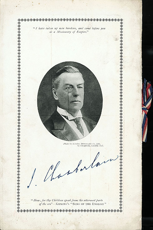 RAD046, Souvenir of Fete and Bazaar held by the Women's Unionist and Tariff Reform Association of East Aberdeenshire