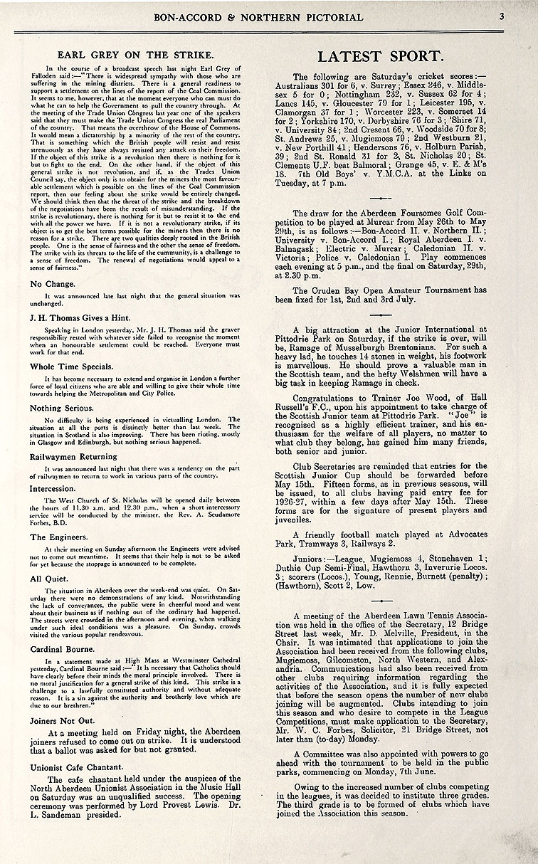 RAD068, Bon-Accord and Northern Pictorial Special Strike Number No 2