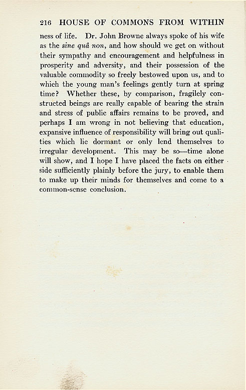 RAD075, Cherchez La Femme from The House of Commons From Within