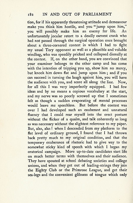 RAD076, My First Election, from In and Out of Parliament