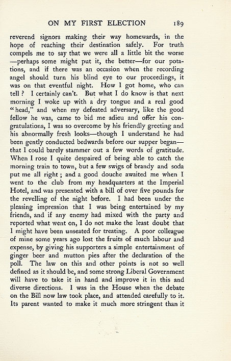 RAD076, My First Election, from In and Out of Parliament