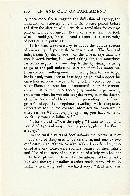 RAD076, My First Election, from In and Out of Parliament