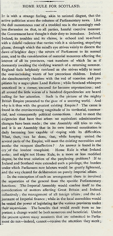 RAD087, Home Rule for Scotland