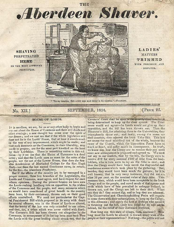 RAD091, The House of Lords from The Aberdeen Shaver