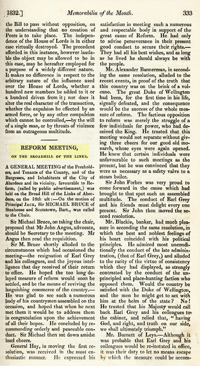 RAD116, Reform Meeting on the Broadhill of the Links