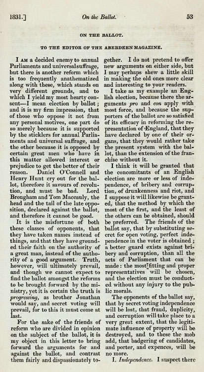 RAD123, On the Ballot