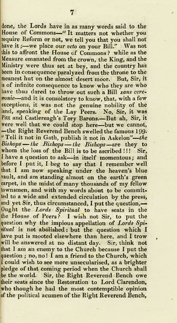 RAD125, The Speech of John Davidson, Writer in Aberdeen, intended to be delivered by him at the Great Reform Meeting held on the Broad-Hill of the Links