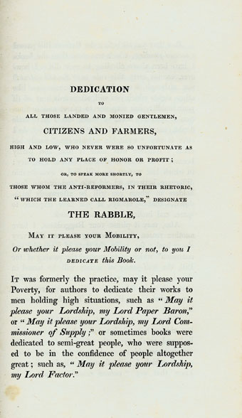 RAD126, Letter to Freeholders, Justices of Peace and Commissioners of Supply for the County of Aberdeen, on the Constitution of their late meeting, their speeches and resolutions. By a Most Notorious Demagogue
