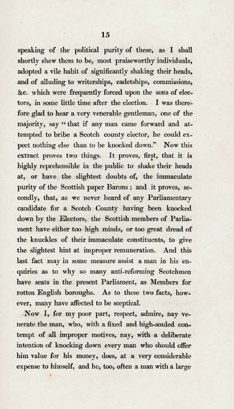 RAD126, Letter to Freeholders, Justices of Peace and Commissioners of Supply for the County of Aberdeen, on the Constitution of their late meeting, their speeches and resolutions. By a Most Notorious Demagogue