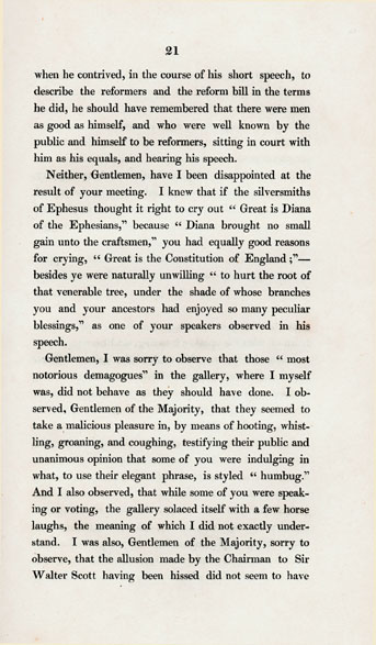 RAD126, Letter to Freeholders, Justices of Peace and Commissioners of Supply for the County of Aberdeen, on the Constitution of their late meeting, their speeches and resolutions. By a Most Notorious Demagogue
