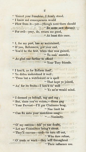 RAD127, Address to the Electors of Aberdeen