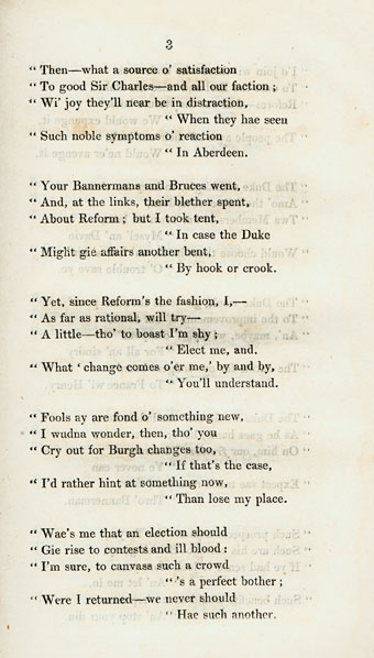 RAD127, Address to the Electors of Aberdeen