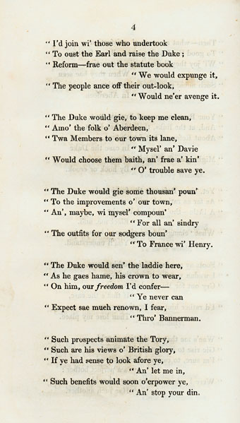 RAD127, Address to the Electors of Aberdeen