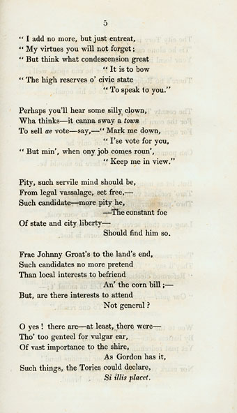 RAD127, Address to the Electors of Aberdeen