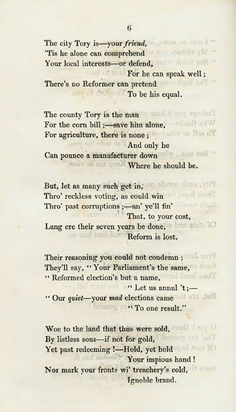 RAD127, Address to the Electors of Aberdeen