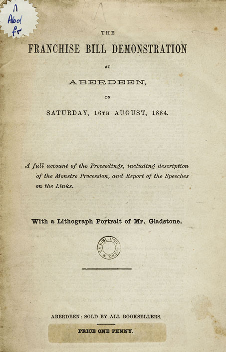 RAD131, The Franchise Bill Demonstration at Aberdeen