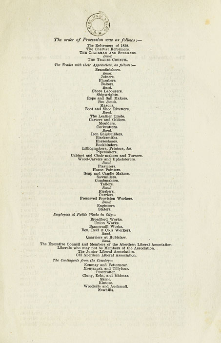 RAD131, The Franchise Bill Demonstration at Aberdeen