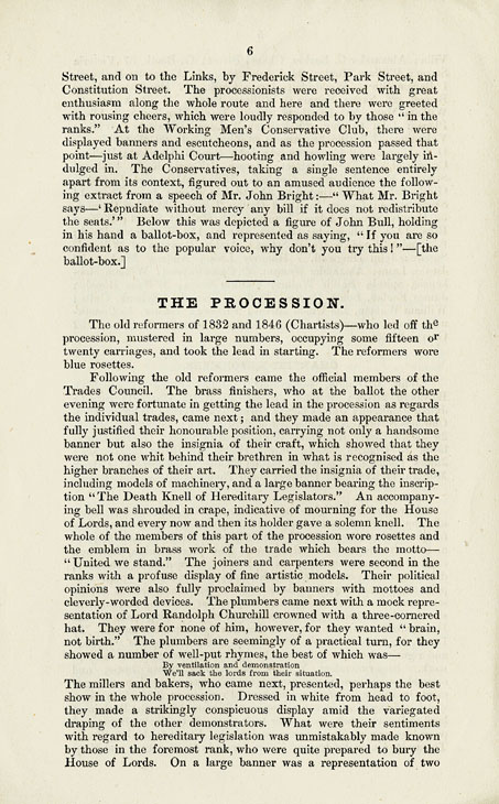 RAD131, The Franchise Bill Demonstration at Aberdeen