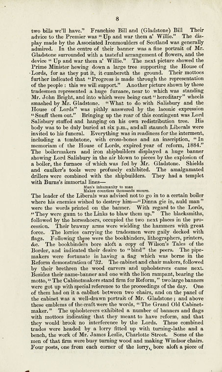 RAD131, The Franchise Bill Demonstration at Aberdeen